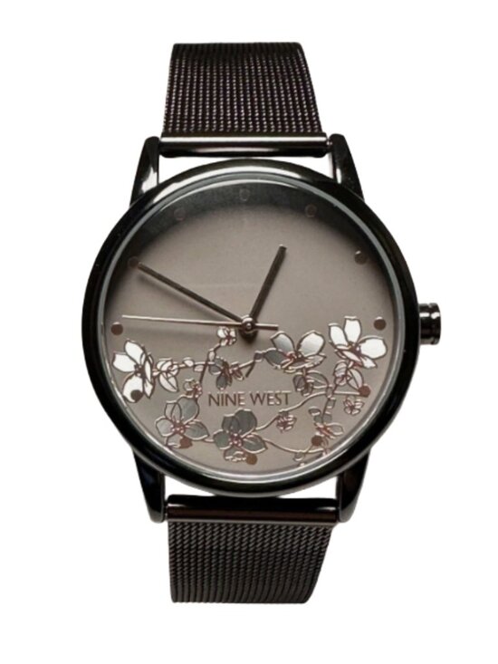 Women\'s Nine West NW/2429FLGY Watch main image 6